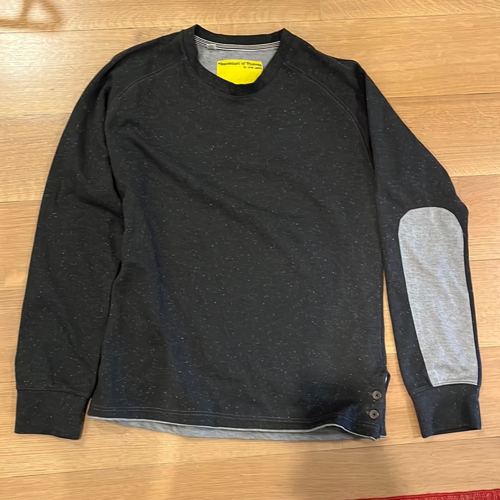 Descendant of Thieves crewneck sweatshirt Large speckle